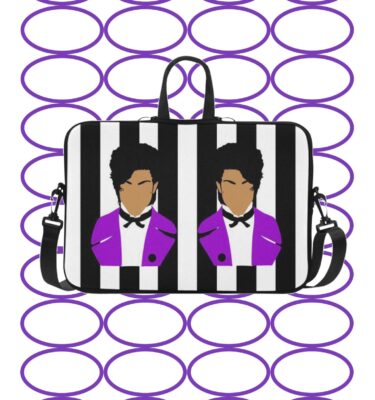 purple pop star laptop sleeve
