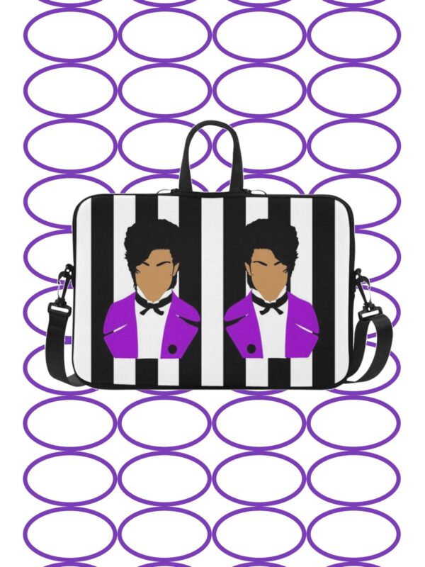 purple pop star laptop sleeve