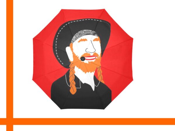 outlaw country automatic umbrella . original illustration - Image 2