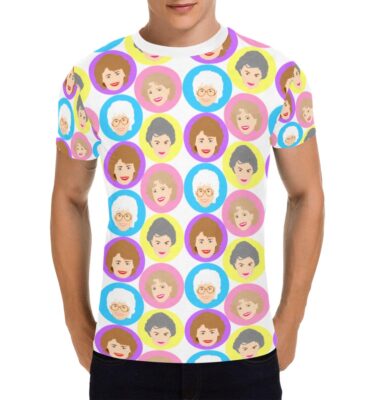 GOLDEN GIRLS all over print tee . original design