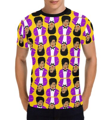 prince - artist formerly known as - all over print tee . original design