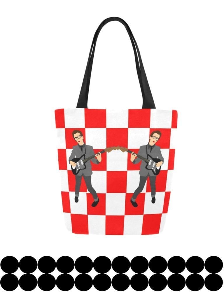 Elvis Costello Canvas Tote Bag Original Illustration Kayci Garline elvis-costello-canvas-tote-bag-original-illustration-kayci-garline