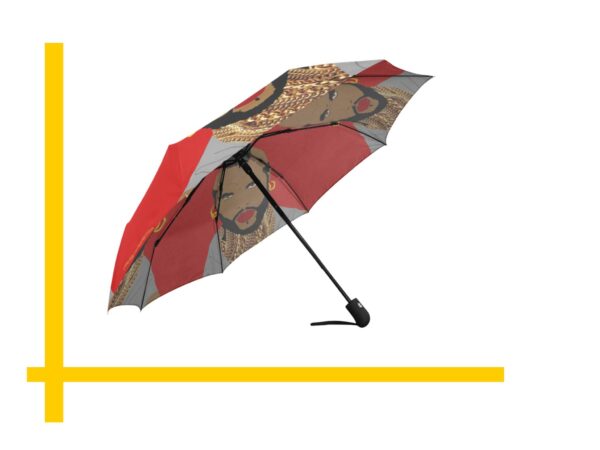 mr. t automatic umbrella . original illustration - Image 3