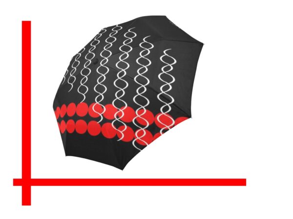 mod pop squiggly automatic umbrella . original design