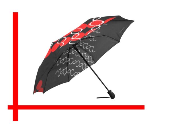 mod pop squiggly automatic umbrella . original design - Image 3