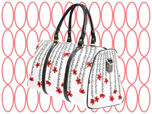 mod flowers on stems Travel Bag - Image 2