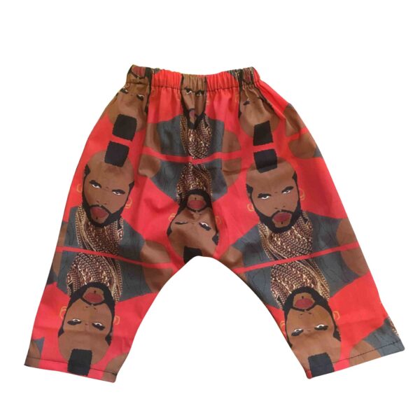 mr. t harem pants . original illustration