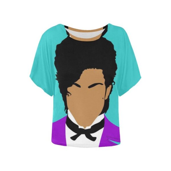 PRINCE batwing tee . original illustration
