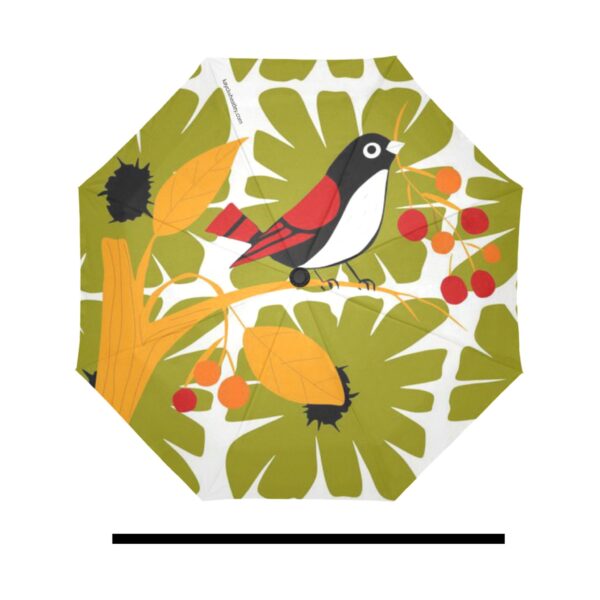 mid century modern bird automatic umbrella . original illustration - Image 2