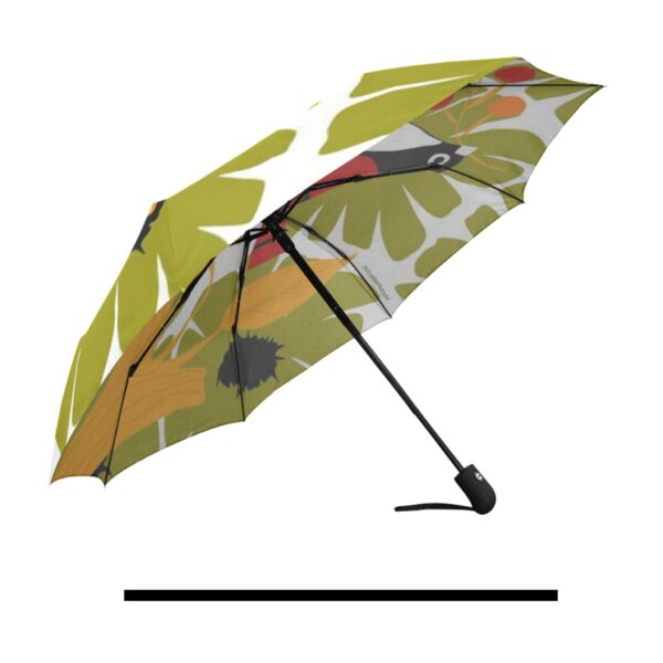mid century modern bird automatic umbrella . original illustration - Image 3