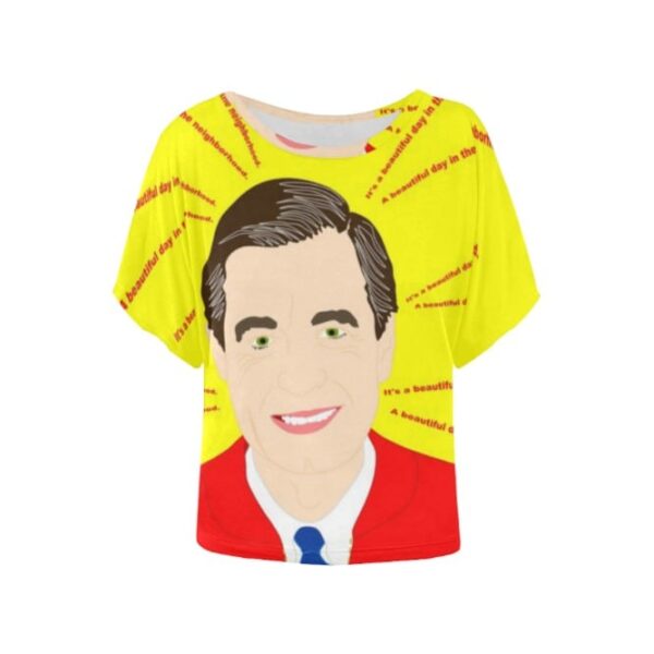 mr. rogers batwing tee . original design