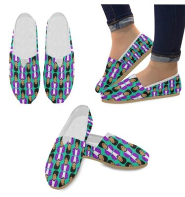 purple pop star kaycis shoes - UNISEX!