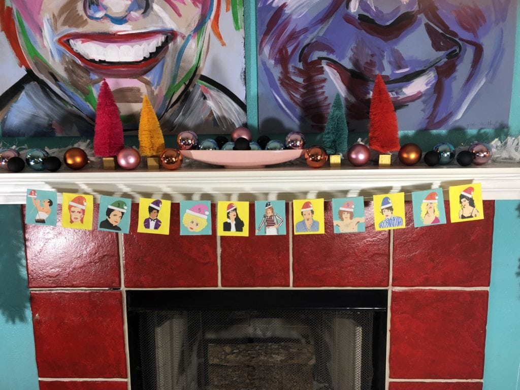 rock and roll christmas advent calendar Kayci Garline Wheatley