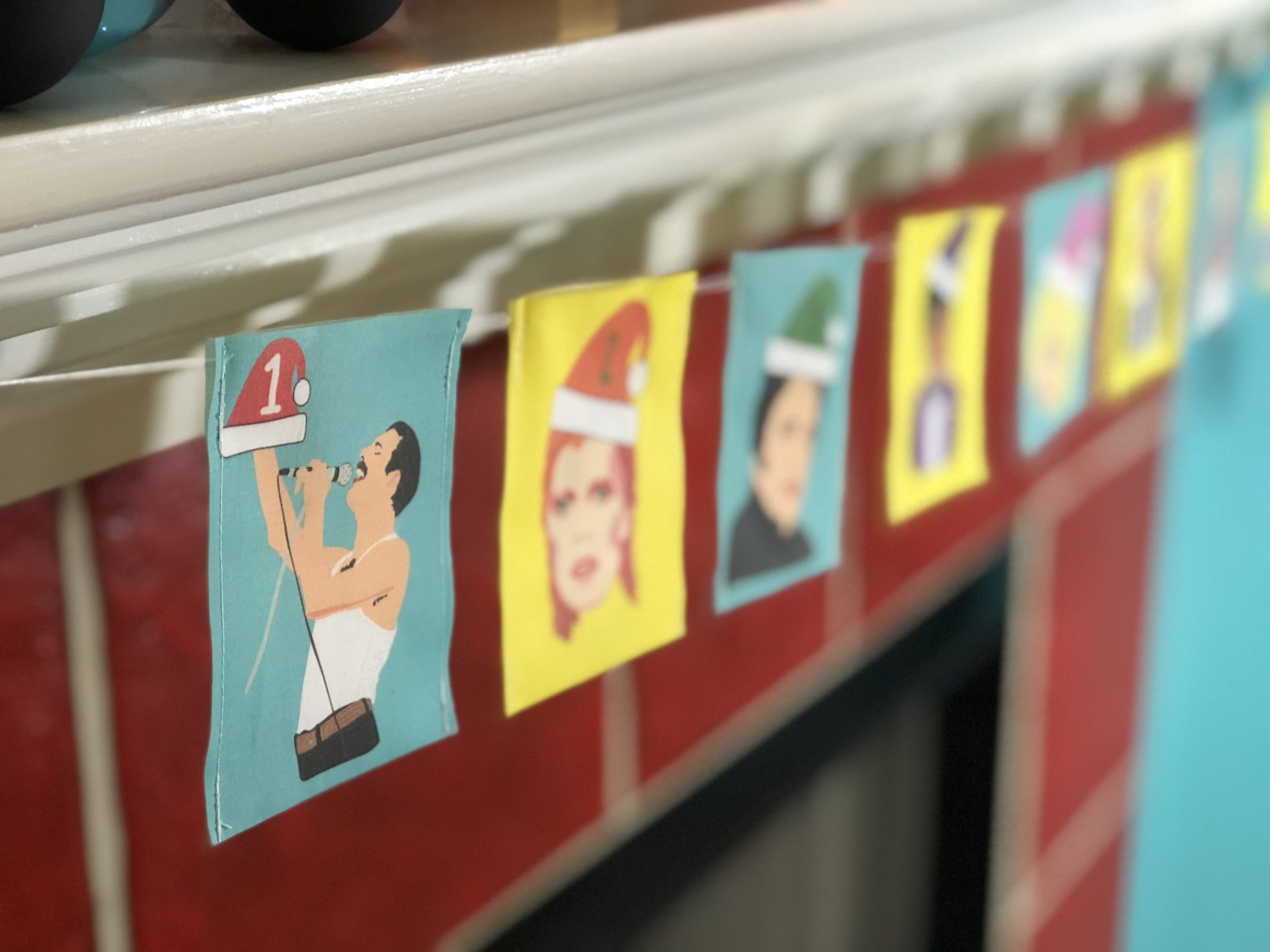 rock and roll christmas advent calendar Kayci Garline Wheatley