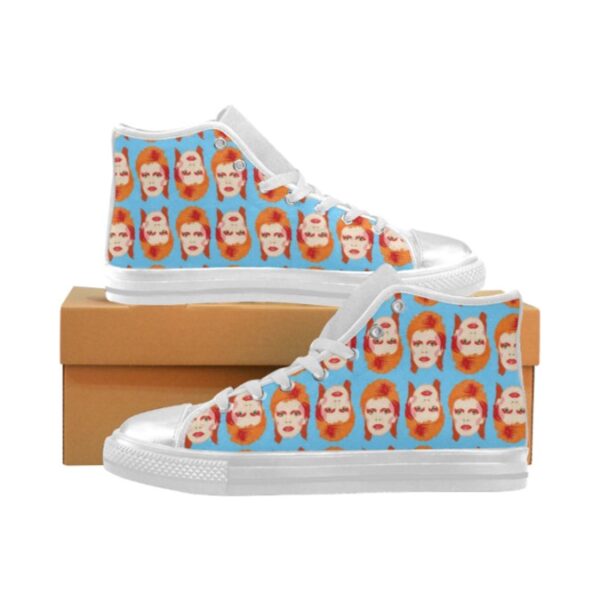 DAVID BOWIE Hi-top sneakers . made in the USA .