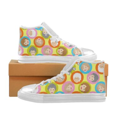 THE GOLDEN GIRLS Hi-top sneakers . made in the USA