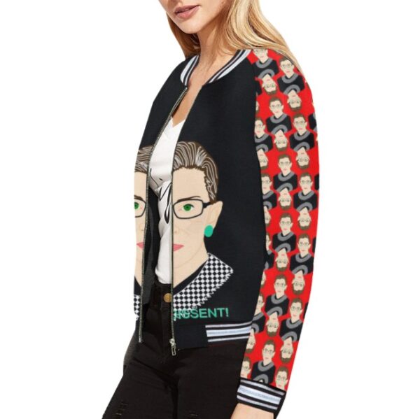 ruth bader gingsberg bomber jacket . original illustration - Image 3