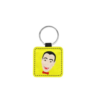 PEE WEE HERMAN custom DOG/ PET TAG . original illustration