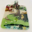 RESIN CUTTING BOARD . charcuterie board . VINTAGE FABRIC - Image 2