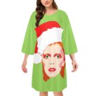 DAVID BOWIE holiday NIGHT SHIRT . OSFM . original illustration - Image 3