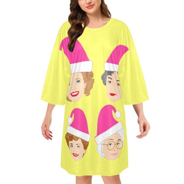 THE GOLDEN GIRLS holiday NIGHT SHIRT . OSFM . original illustration - Image 3
