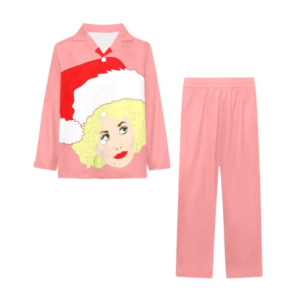 DOLLY PARTON kids holiday jammies . original illustration - Image 3