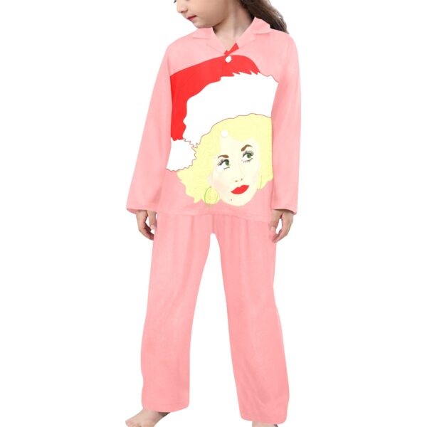 DOLLY PARTON kids holiday jammies . original illustration