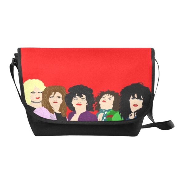 NEW YORK DOLLS messenger Bag . original illustration