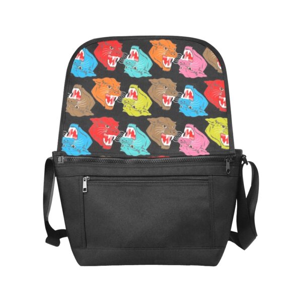 panthers? leopards? i dunno! i just drew them! messenger Bag . original illustration - Image 3