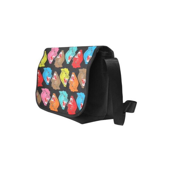 panthers? leopards? i dunno! i just drew them! messenger Bag . original illustration - Image 4