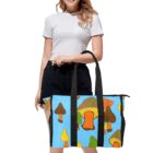 RETRO MAGIC MUSHROOMS Diaper Bag . ORIGINAL ILLUSTRATION - Image 5