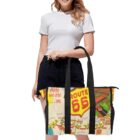 vintage route 66 postcard extra large tote Bag . ORIGINAL design - Image 5