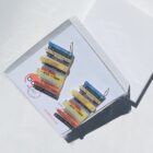 banned books 3D plastic and gold filled earrings - Image 4