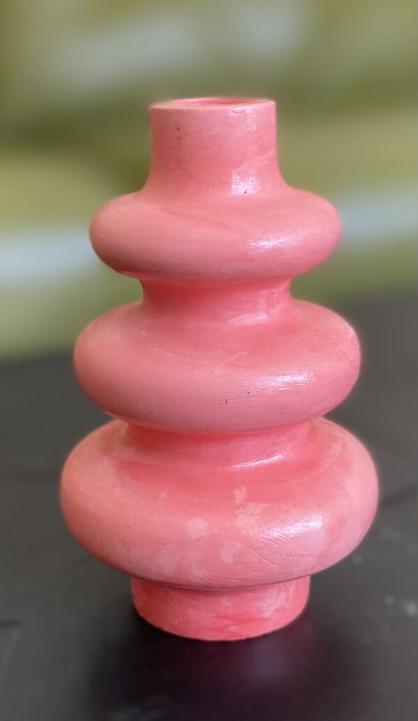 pink vases candle holders - Image 3