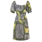 40's graphic fabric vintage inspired dress - Image 8