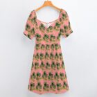 mcm floral vintage inspired dress . original illustration - Image 8