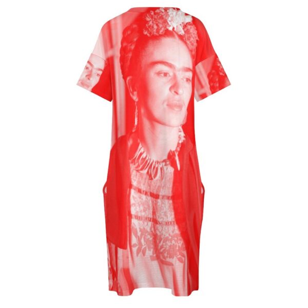 artist series - frida kahlo knit dress . original design - Image 3