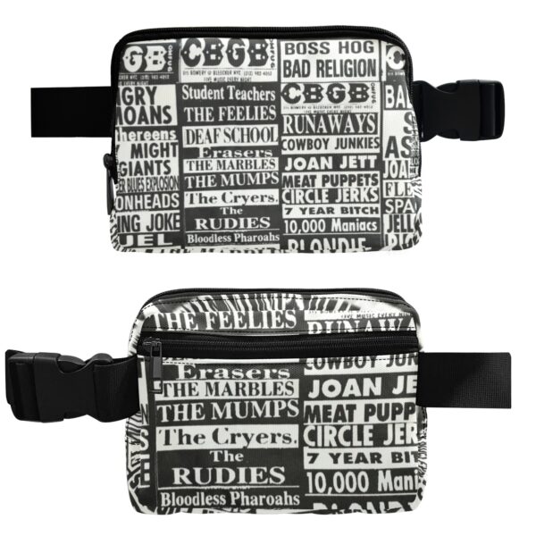 cbgb bands belt bag