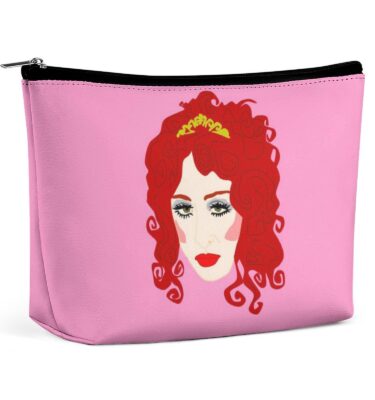 chappel roan makeup bag . original illustration