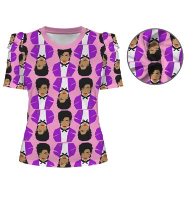 prince puff sleeve tee - original illustration